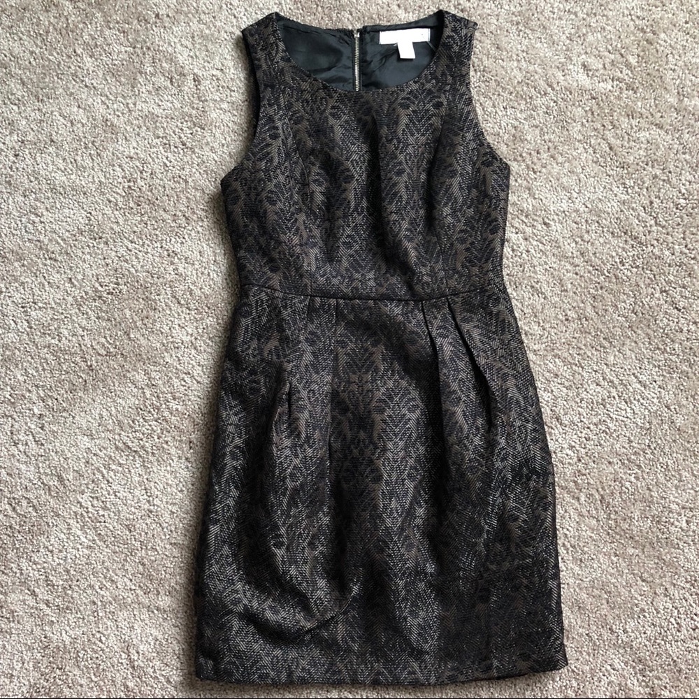 NEW! BLACK & GOLD SHORT COCKTAIL PARTY DRESS SZ XS